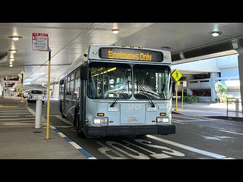⁴ᴷ⁶⁰ Retired | SFO Airport 1997 New Flyer D40LF #700 on Westfield Garage Route
