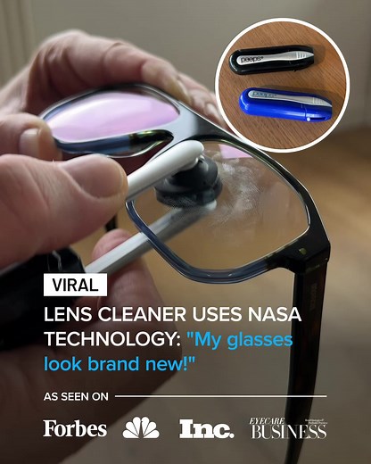 Constantly wiping your glasses (& sunglasses) with cloth is not the answer 🙅, and can result in permanent damage! ⠀⠀⠀⠀⠀⠀⠀⠀⠀ Peeps uses the same aerospace carbon technology used by NASA to quickly and safely clean your glasses better than anything else. And it NEVER scratches, smears, or damages your lenses. It's like wearing a brand new spotless set of glasses every time you clean them! ⠀⠀⠀⠀⠀⠀⠀⠀⠀ 💯 Over 10,000 ⭐⭐⭐⭐⭐ 5-Star Reviews & Counting! 🧑‍⚕ Trusted by Over 100,000 Leading Optometrists W