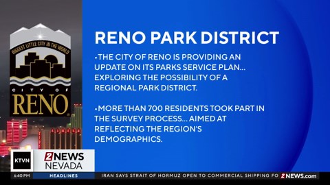 City of Reno exploring possibility of Regional Park District