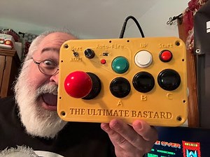 The Ultimate BAST!@#$%^! Joystick - 1st Test - ZX Spectrum Next - 8bit Retrogaming - Sega Controller