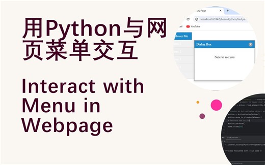 Python与Selenium控制页面交互