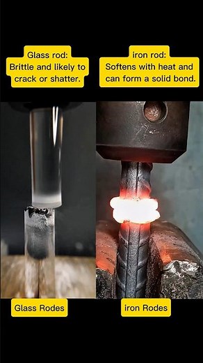 Glass vs Iron Friction Welding Test | Spinning Rods Show How Metal Bonds but Glass Breaks