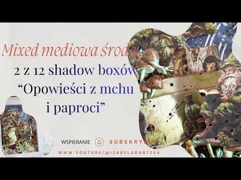 Mixed mediowa środa i 2 z 12 shadow box'ów ‪@alchemyofart7814‬