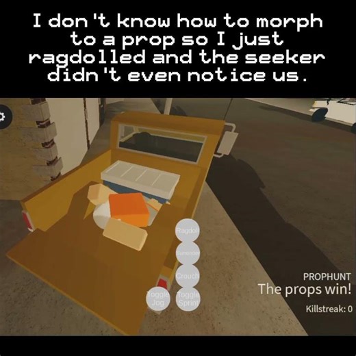 First time as a prop #roblox #prophunt