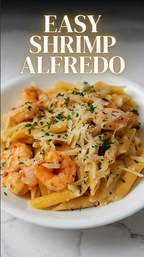 Easy Shrimp Alfredo Recipe | Creamy Pasta in Just 20 Minutes!