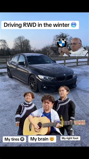 Driving BMW m440i Gran Coupe in Winter Conditions