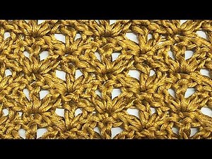 Super EASY Crochet Stitch For Blankets And Scarfs - Mat Stitch Tutorial