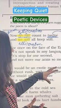 Important Poetic Devices🔥 | Keeping Quiet | Class 12 English Poem | Pablo Neruda | Priyankkaa Gauur