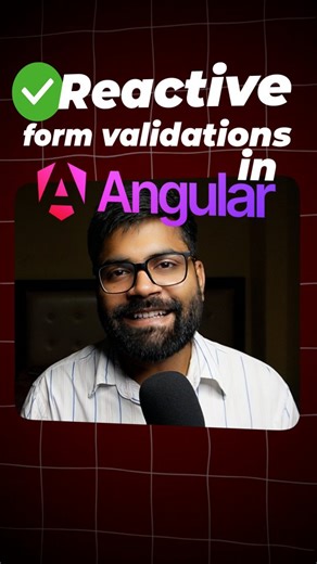 Lovekesh Pal on Instagram: "✅ Reactive form validations in Angular 🔥 #angular16 #angularjs #angular19 #webdev #devlife #javascripts #javascriptdevelopers"