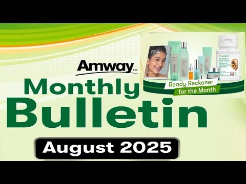 Amway August,2025 Offers, New Launched Product & Promotion (Amway Monthly Bulletin July.2025