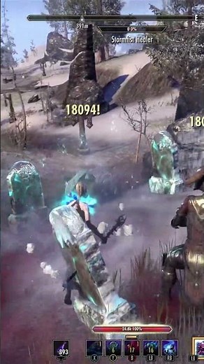 #shorts ESO - BloodMancer (Ganky One Bar Necro-Vampire Immersion Build)