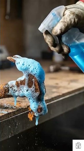 100 Years of Rust… Gone in Seconds 😳 #satisfying #oddlysatisfying