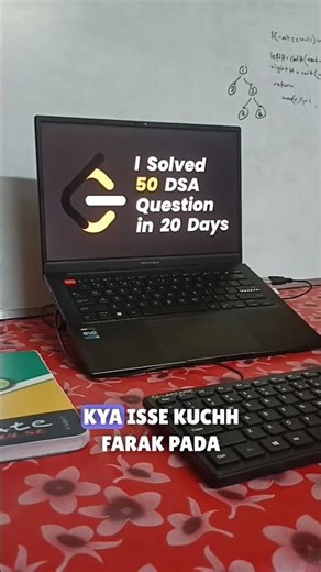 My Brain After Solving 50 Leetcode Questions 🤯🚀| Day 8 of Coding | #leetcode #vlog #dsa