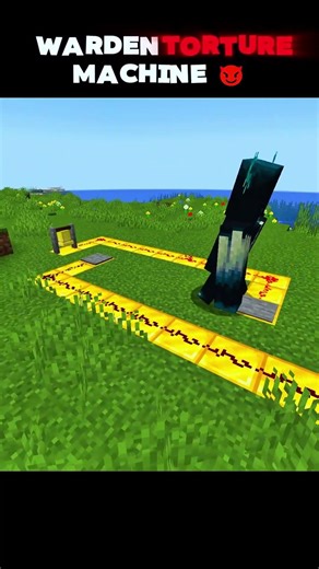 This Warden Machine is INSANE #minecraft #shorts #trap