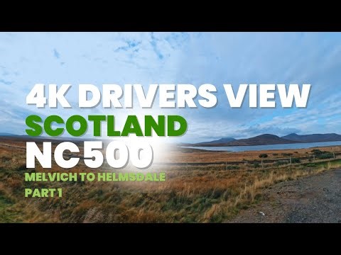 Drivers Eye View Scotland 4k: Melvich to Helmsdale Part 1