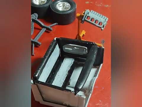 Turning a 66 Chevy Fleetside model kit into a 66 Chevy Fleetside Pro Street model kit!