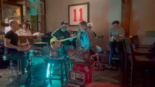 Get Your Tramp Stamp on! Vince Lee sitting in with Billy Watson and his International Silver String Submarine Band at The Cellar San Clementine. | Vince Lee - Blues Guitarist