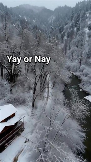 131K views · 3.9K reactions | Drone Shot of a Log Cabin during the Winters. | Log Cabins and Log Homes | Facebook