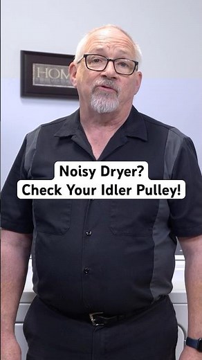 Noisy Dryer? Check Your Idler Pulley!
