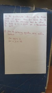 The fundamental interval of the thermometer is 18cm. How far ab... | Filo