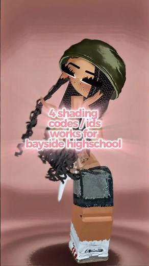 4 roblox shading id / codes #roblox #robloxavatar #robloxoutfitcodes #robloxoutfits #robloxcodes