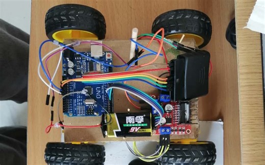 利用ps2手柄、arduino实现遥控小车