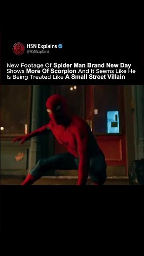 New Look at Spider Man Fighting Scorpion! | SPIDER MAN BRAND NEW DAY #marvel #spiderman #movieclip
