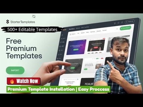 Free Astra Starter Templates Download in 5 mins | Get Free Template Using A Plugin #startertemplates