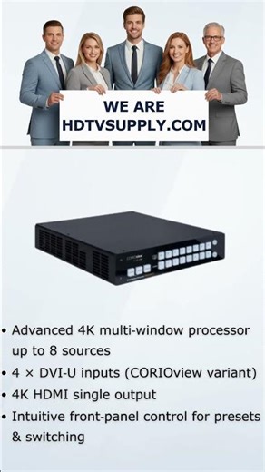 tvONE MWP-4D-1Y CORIOview - 4xDVI-U in 1x4K out Multi Window Processor