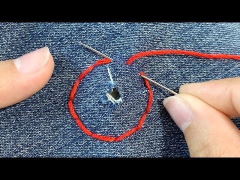 Genius Sewing Hack: Fix Holes with Cute Designs Instead of Tossing Clothes