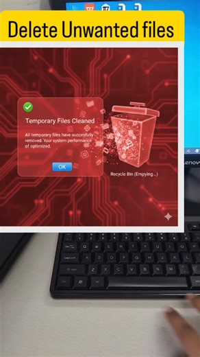 DoliaTech on Instagram: "Delete Temporary Files Using Run Command | Asaan 2026 #computer #tech #education #technology"