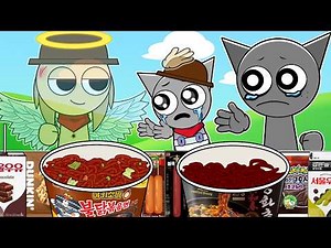 TUNNER 's SACRIFICE... | Incredibox Sprunki - Convenience Store MUKBANG Animation | ASMR | MYMY