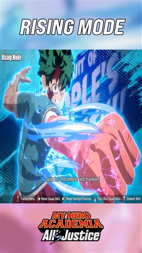 Deku's RISING MODE to PLUS ULTRA is INSANE! 🟢⚡️ / デク 超絶コンボ #shorts