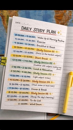 “Daily Study Timetable That Can Change Your Life 📚 | NEET/JEE/UPSC 2026 Motivation