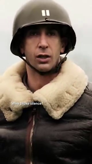 David Schwimmer in Band of Brothers (2001) showing up as an officer just hits weird, because Ross from Friends (1994–2004) is so ingrained that it’s hard not to see him instead.