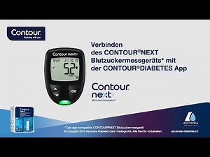 Verbinden Sie das CONTOUR NEXT Messgerät |mit der CONTOUR DIABETES App | mmol/L| Schweiz (de_CH)