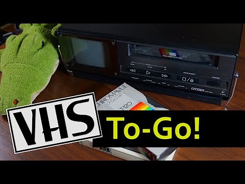 Portable VHS... in 1986? The Citizen VCP-5MU is ahead of its time!