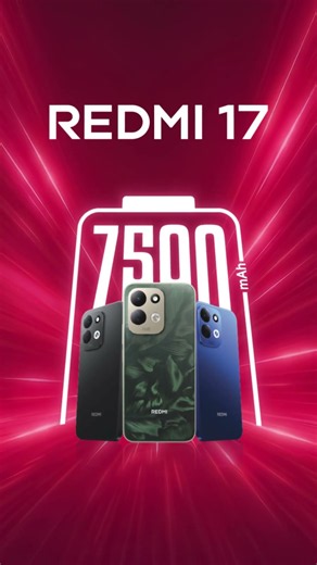 It's official! The REDMI 17 has begun its reign of Non-Stop POWER!