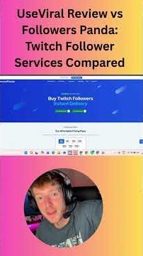UseViral Review vs Followers Panda: Twitch Follower Services Compared