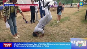 JO 2024: Argenteuil danse le hip hop pour la flamme olympique