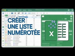 🔢✨ Excel : Créez une Liste Numérotée Automatique !