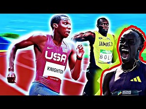 OMG Bolt Vs Knighton Vs Gout… The CRAZIEST Evolution in 200m RECORD Sprint History 😳