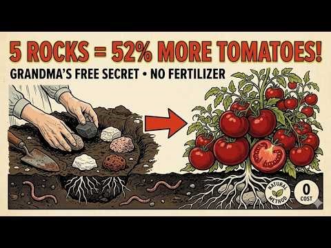 5 Rocks That Make Tomatoes Explode With Fruit (52% More Yield!) – Grandma’s Secret