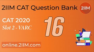 CAT 2020 | Slot 2 | Verbal Ability and Reading Comprehension | 2IIM CAT Coaching