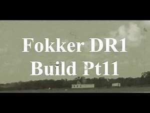 DW Hobby Fokker DR1 build Pt11 RC Model Geeks