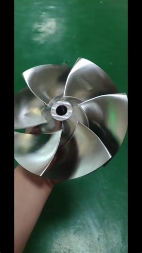 5axis U400 turbine, Heidenhain linear encoders and RTCP for complex impellers 50% shorter times