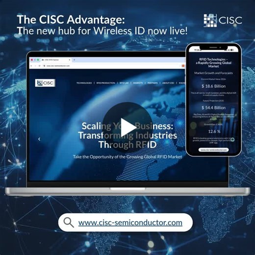 #cisc #techlaunch #semiconductors #wirelesstesting #encoding #encryption #qualityassurance #rfid #rain #nfc #ble #iot #rfvalidation | CISC Semiconductor