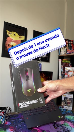 Após um ano de uso irei mostrar como está o mouse da Havit… . . . #mouse #tecnologia #havit #viral #naruto #flog