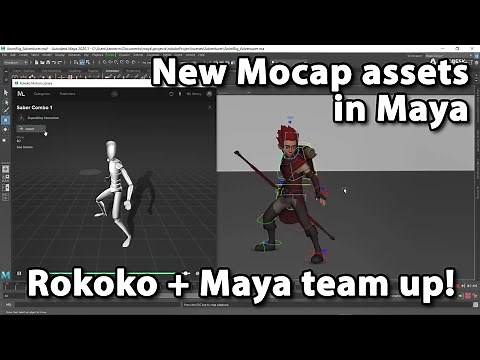 Getting Started with Rokoko’s Motion Library (Maya 2020.1)