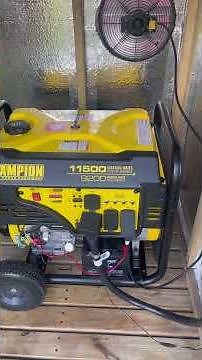 Quick pick inside my generator shed